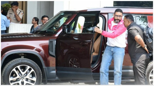 Abhishek Bachchan leaves Mumbai for Jamnagar