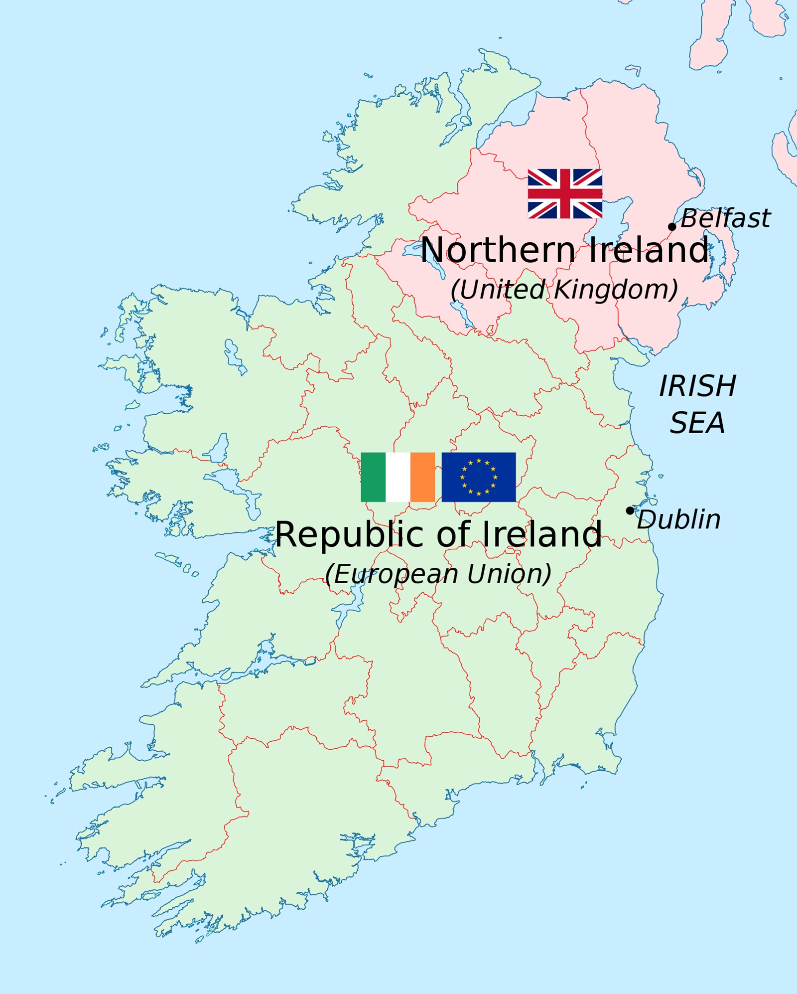 Northern Ireland Gets A Govt After Two Years Why The Long Standoff   British–European Union Frontier In Ireland 