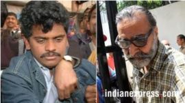 Nithari killings convicts Surinder Koli (R) and Moninder Singh Pandher (L) (Express File Photos)