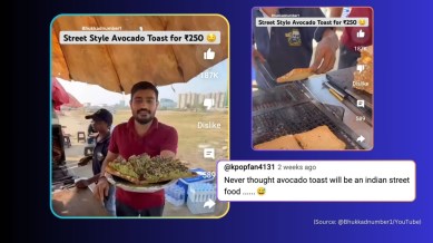 Indian vendor sells avocado toast for just Rs 250