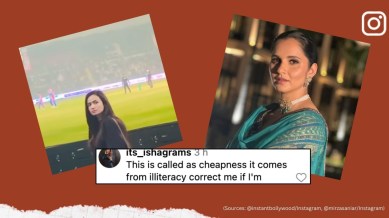 Sana Javed attends PSL to support her husband