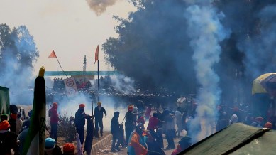 Farmers protest