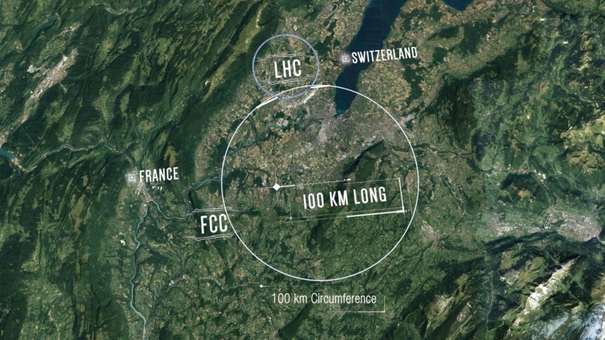 CERN is currently planning for the Future Circular Collider to have a 91-kilometre-wide diameter, which is three times that of the Large Hadron Collider.