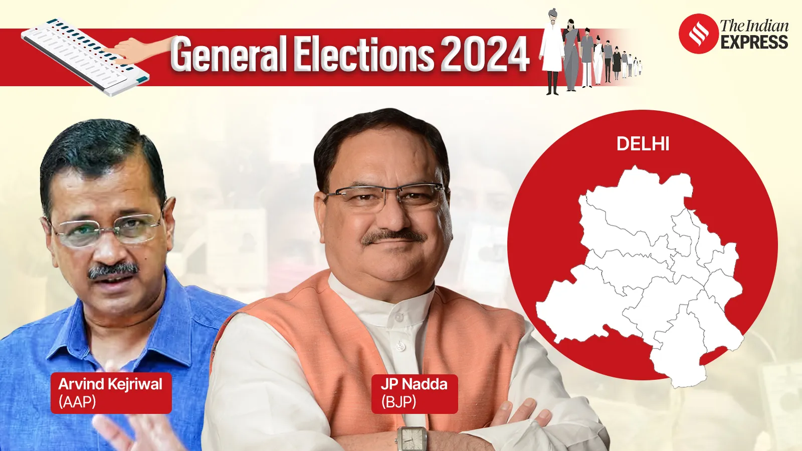Delhi Lok Sabha Elections 2024 Schedule, phase, seats, candidates and