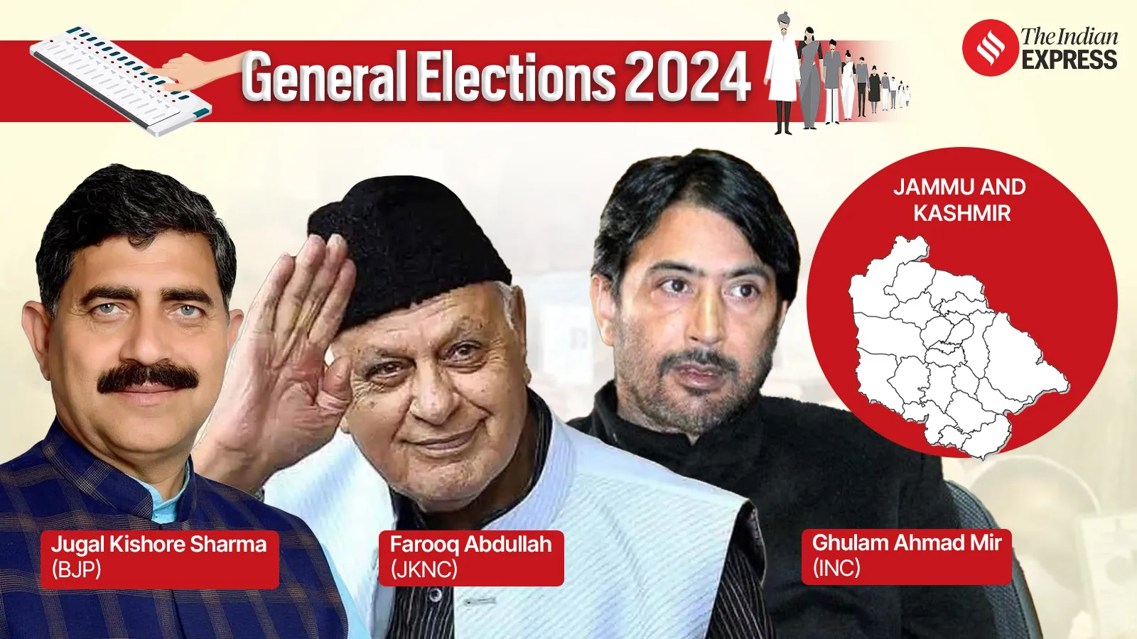 Jammu and Kashmir Lok Sabha Elections 2024 Schedule, phase, seats