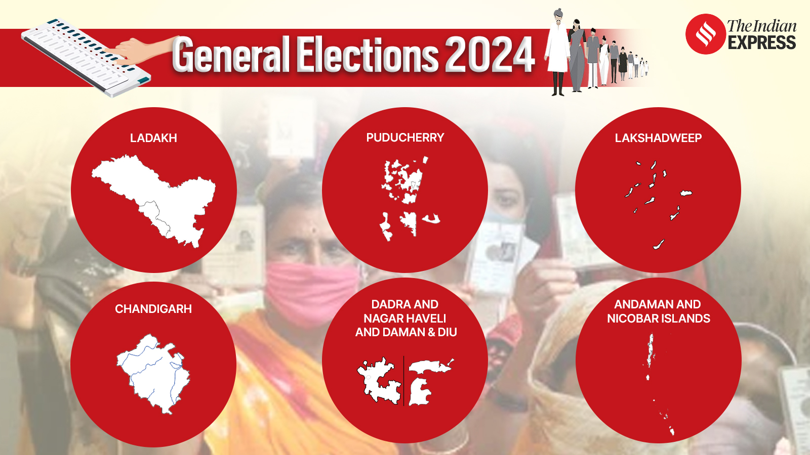 Union Territory Lok Sabha Elections 2024 Schedule, phase, seats