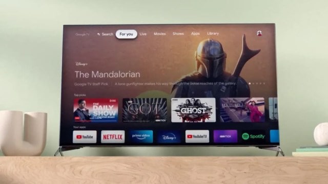 Google TV | Google TV update | Google TV Your apps row