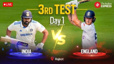 India vs England Live Score: IND vs ENG 3rd Test Day 1 Live Cricket Score from Saurashtra Cricket Association Stadium, Rajkot