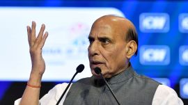 Defence Minister Rajnath Singh