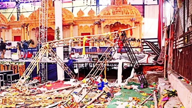 Kalkaji Temple collapse