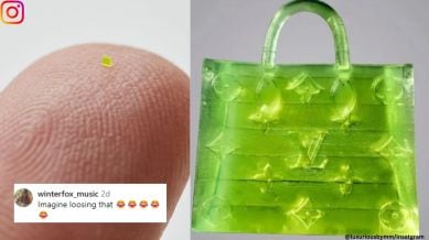 The bag has been created by art collective MSCHF.