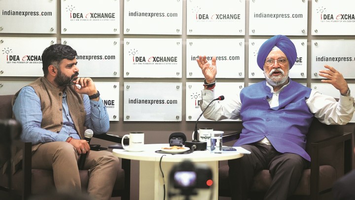 Minister of Petroleum and Natural Gas and Minister for Housing and Urban Affairs Hardeep Singh Puri