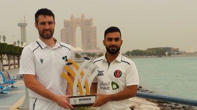 Ireland and Afghanistan will meet in the one-off Test in Abu Dhabi from Wednesday. (Cricket Ireland/X)