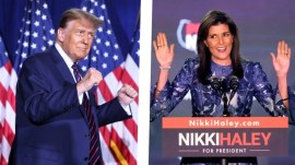 Donald Trump and Nikki Haley