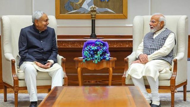 Nitish Kumar meets PM Modi days after return to NDA fold