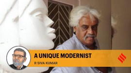 Born in Kerala in 1935, Ramchandran began to paint and learn music simultaneously as a child and became an accredited Carnatic singer by the time he was 20 while continuing to paint on the side. (File Photo)