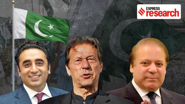 The three main men vying for influence in Pakistan's elections