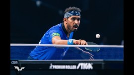 A 10-time national champion, the 41-year-old Achanta Sharath Kamal hasn’t been in the best of form of late
