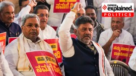 Karnataka congress protest in Delhi