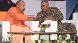Ammunition Manufacturing Complex, adani groups Ammunition Manufacturing Complex, Yogo Adityanath, country-made pistols, Uttar Pradesh, self-reliant, defence manufacturing, Kanpur Defence Corridor, indian express news