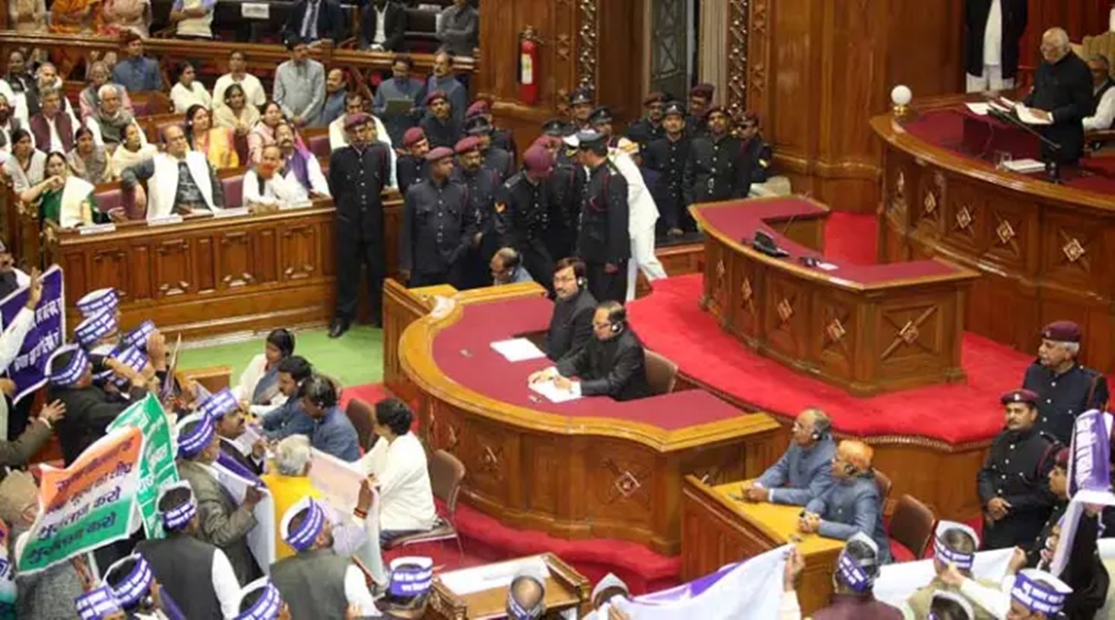 UP Assembly adjourned, up assembly sine die, up assembly proceedings, UP Budget, budget session, income expenditure 2023, economic survey, UP bedget news, UP News, indian express news