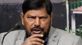 Union Social Justice minister Ramdas Athawale