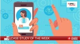upsc essentials case study of the week telemedicine prelims and mains 2024 tribal healthcare