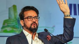 Union Information and Broadcasting Minister Anurag Thakur at FICCI event