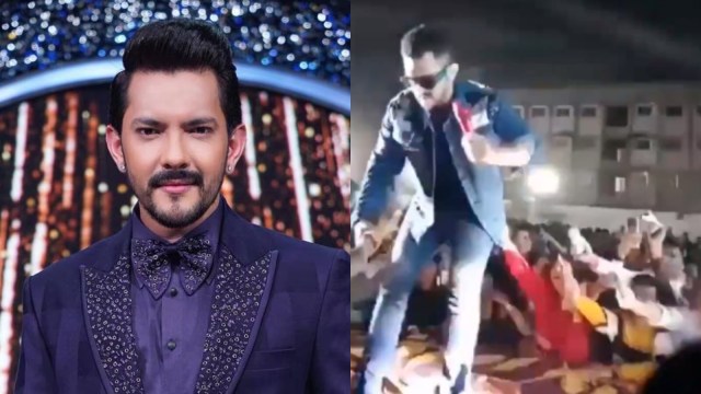 Aditya Narayan hits fan during concert