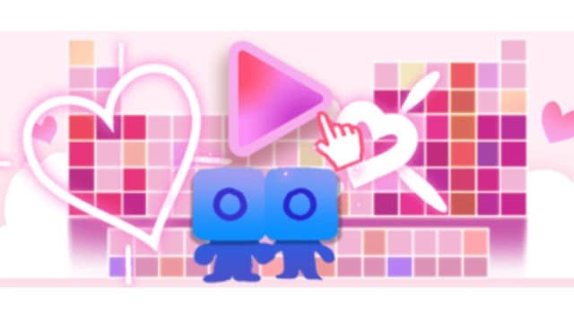 Google Doodle Valentines' Day