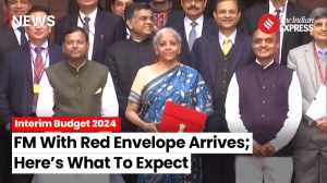 Budget 2024: Nirmala Sitharaman Unveils Red Envelope, Set to Present Interim Budget 2024