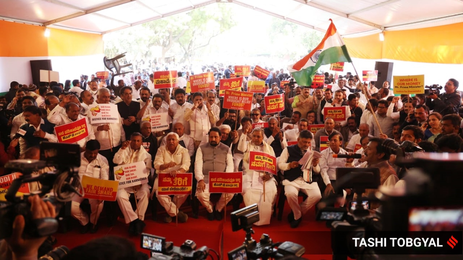 karnataka delhi chalo protest