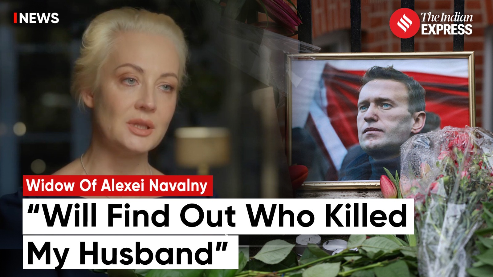 Yulia navalnaya wife of late alexei navalny accuses putin for navalnys