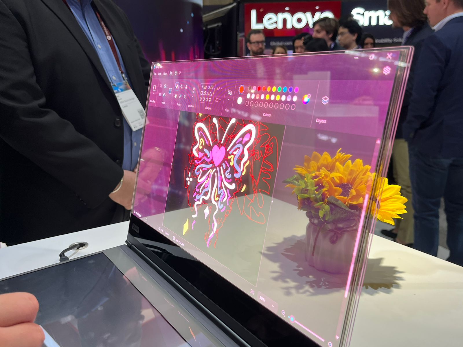 Lenovo ThinkBook transparent