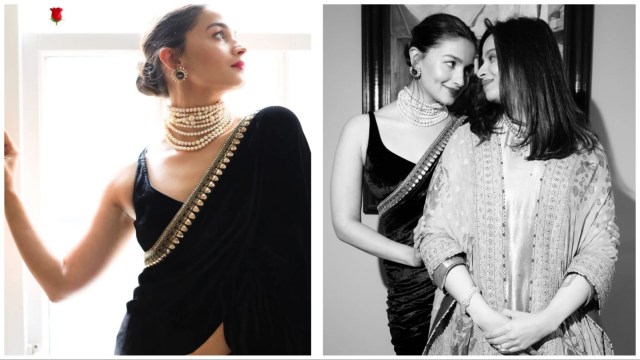 Alia Bhatt attended Poacher screening with sister Shaheen Bhatt and mother Soni Razdan.