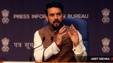 Anurag Thakur slams Gandhi family, Ayodhy Ram temple construction, congress against ram mandir construction, ayodhya ram mandir inauguration, BJP, Uttar Pradesh news, indian express news