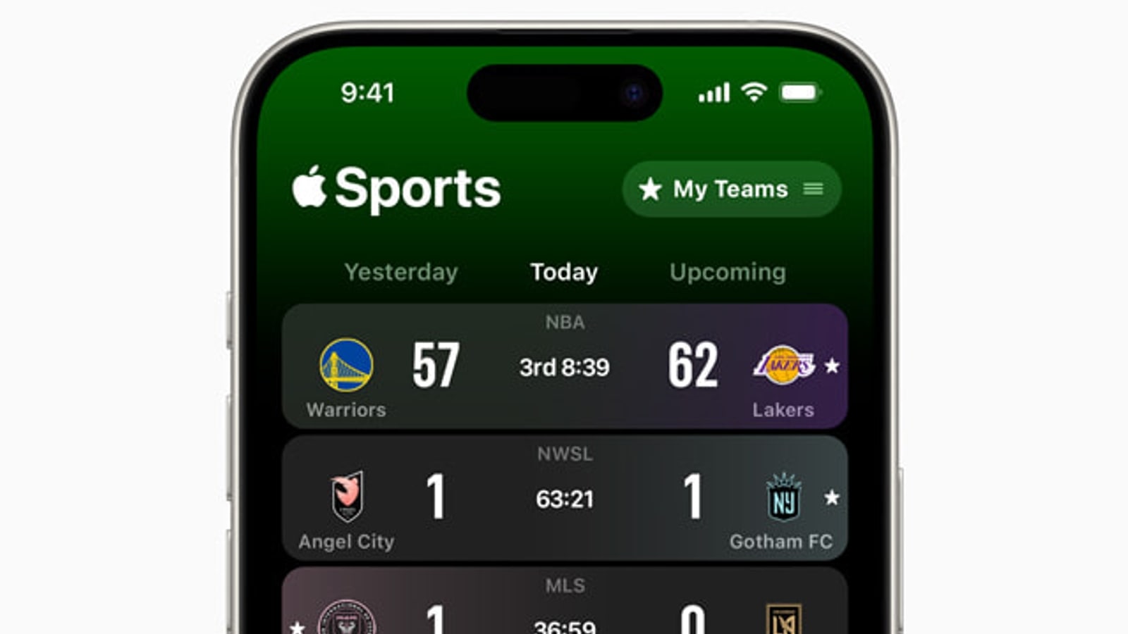 Free live hot sale sports app