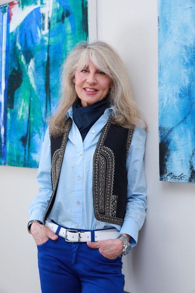 Francesca Amalia Grimaldi paintings, Metamorphosis exhibition India, Artworks by Francesca Grimaldi, Indian capital art show, Francesca Grimaldi's style evolution, Mosaics within a Maze paintings, Memory of Past artworks, Goa Beach painting by Francesca Grimaldi, Francesca Grimaldi's landscape art, Art exhibition Bikaner House Delhi