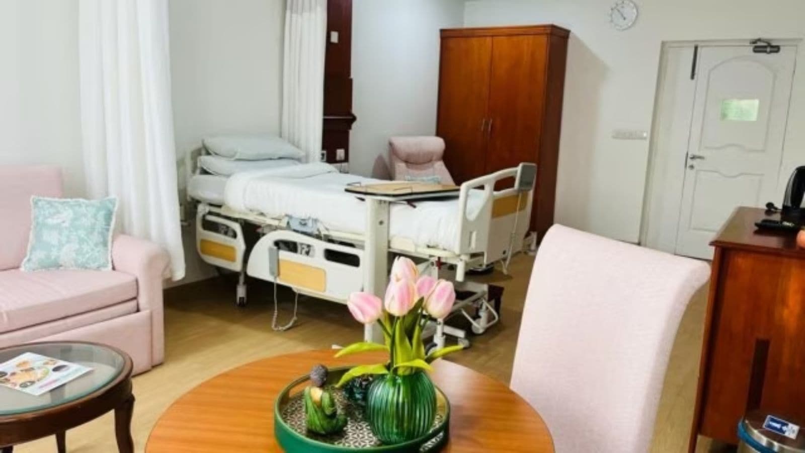 A suite at Fortis La Femme in the posh GK II area of New Delhi. (Express Photo by Rinku Ghosh)