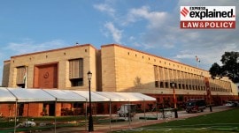 Money Bill: New Parliament building in new Delhi on Sunday.
