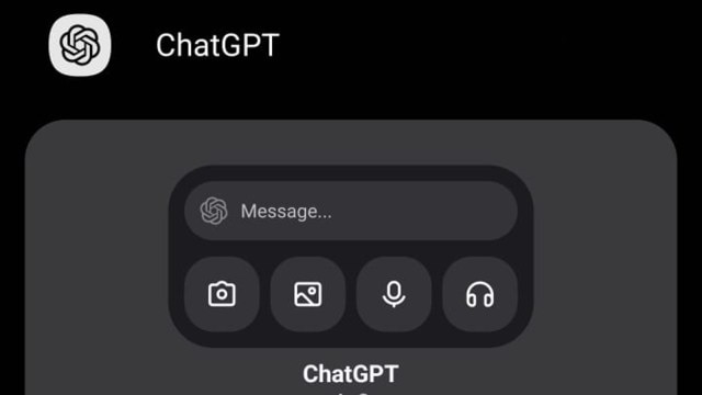 ChatGPT widget
