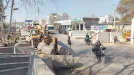 Boulders at Bathinda- Dabwali border