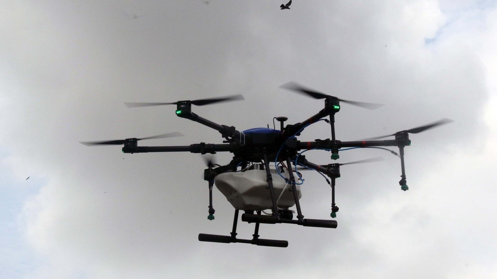 Food delivery drone crash Gurgaon