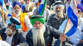 farmers protest in shambu border