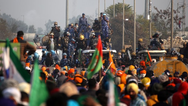 farmers protest
