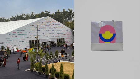 india art fair facade