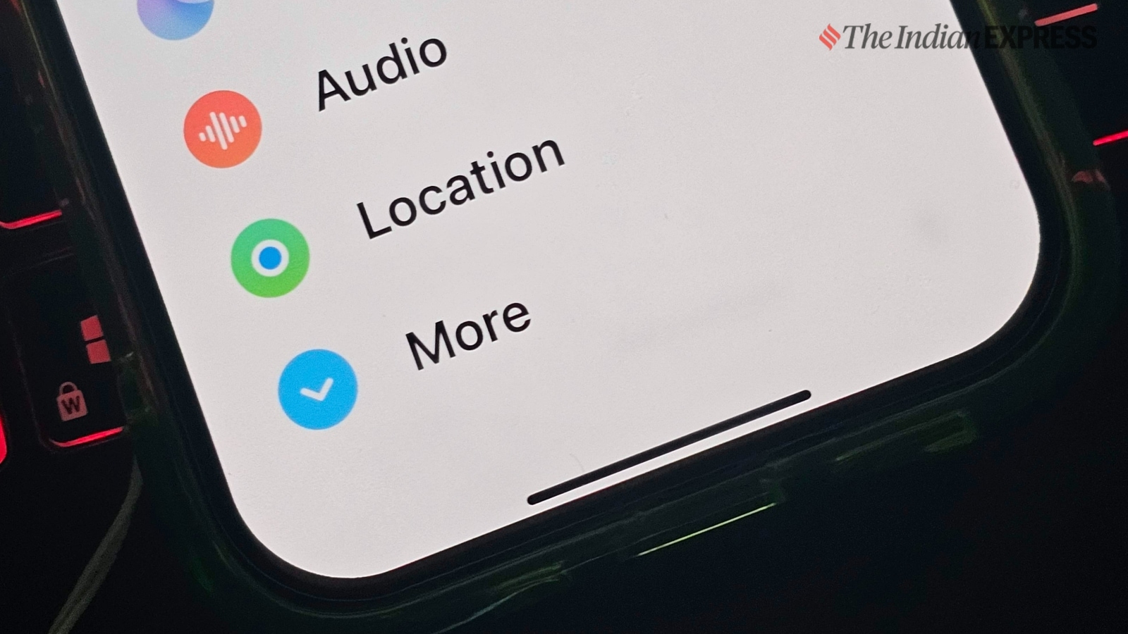 iPhone audio message