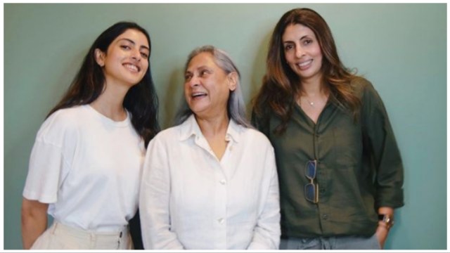 Navya Naveli Nanda, Jaya Bachchan, Shweta Bachchan