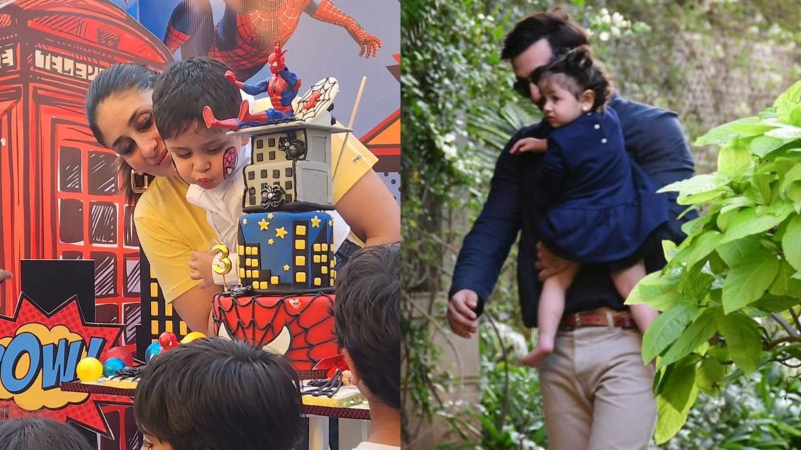 Inside Saif-Kareena’s Son Jeh’s Spider-man Themed Birthday Bash: Ranbir ...