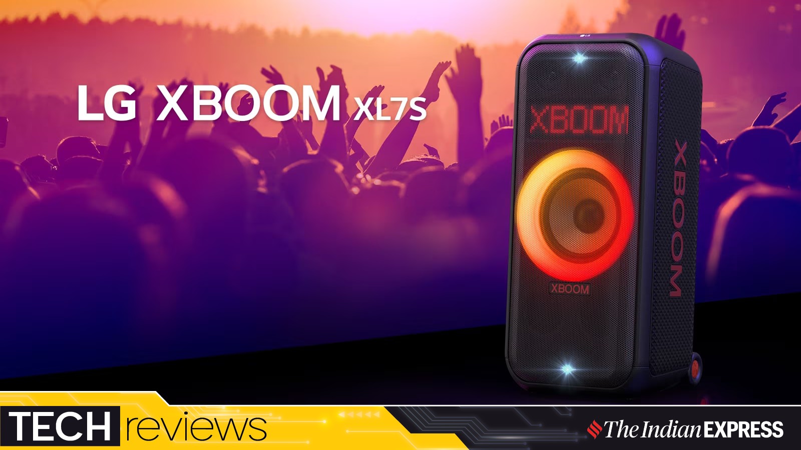 LG XBOOM XL7S party speaker review: A speaker that amplifies sound in a ...